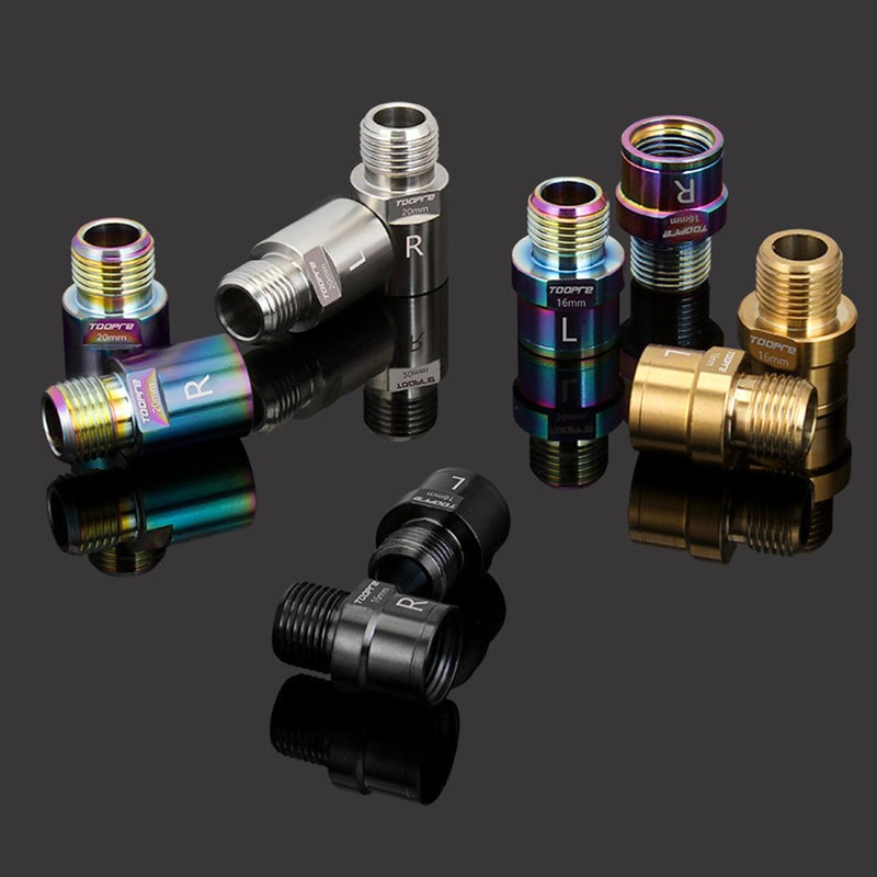Titanium MTB Bike Pedal Bolt Extender Pedals Crank Extension Screws