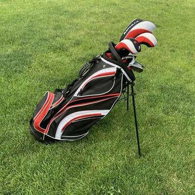 Precise M5 Teen Right Handed 8 Piece Golf Clubs With Bag 7,9,pw,sw