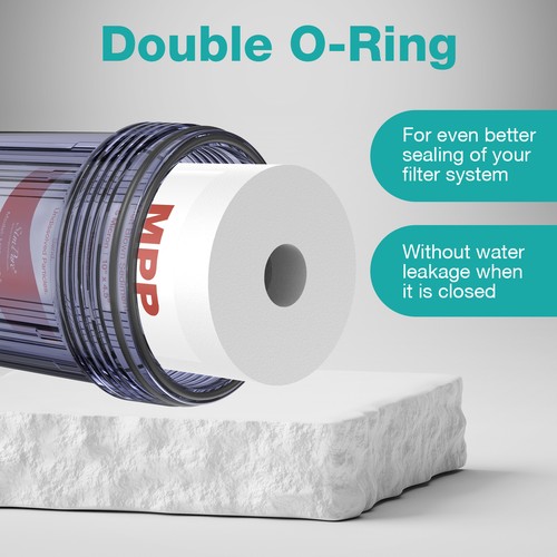 Big Blue Whole House Water Filter System City/Well Water Filtration 100000 Gal