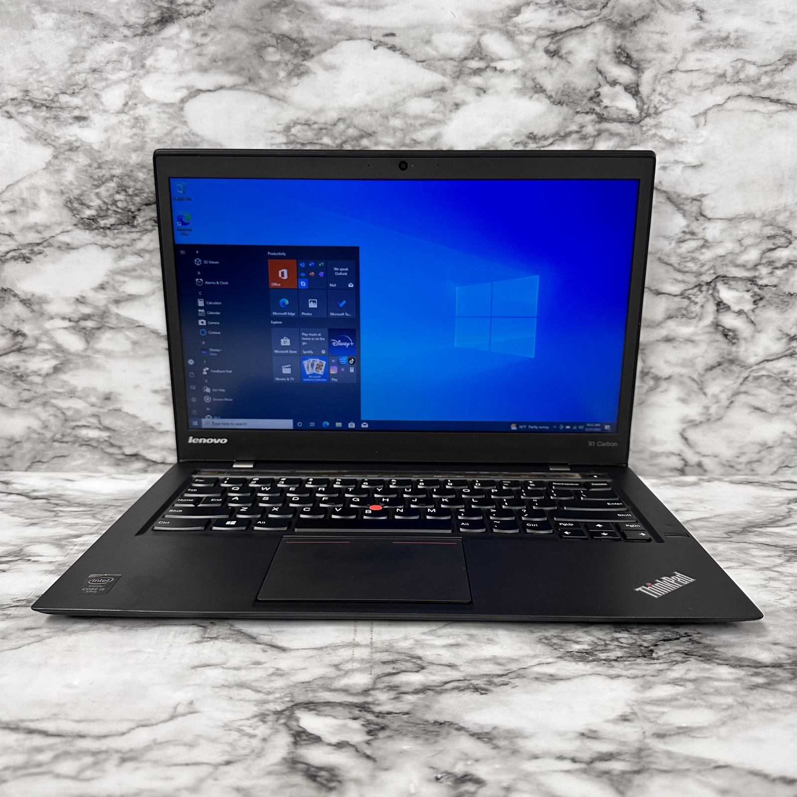 Lenovo ThinkPad X1 Carbon i5-4300U 2.50GHz 4GB RAM 180GB M2 SSD Win 10 Pro - Picture 2 of 12
