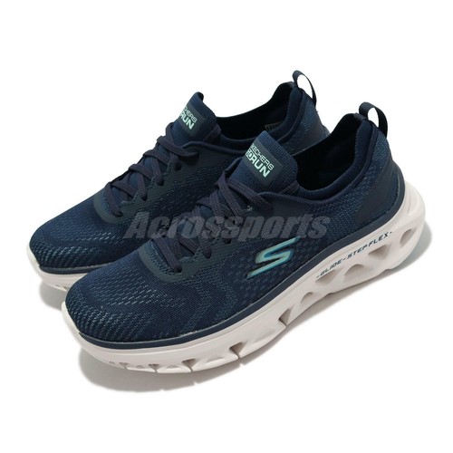 

Skechers Go Run Glide-Step Flex Navy Ivory Женские кроссовки без шнуровки 128892-NVY, Серый, Go Run Glide-step Flex