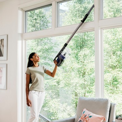 Shark - Pet Cordless Stick Vacuum with XL Dust Cup, LED Headlights - Blue Iris