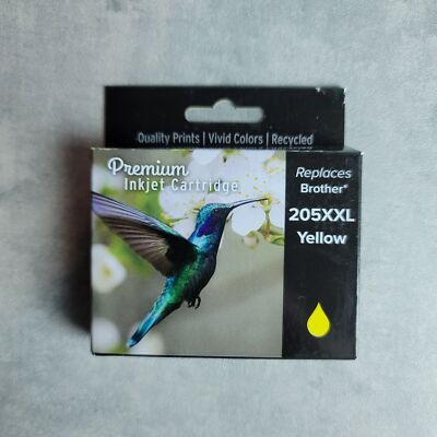 NEW Recycled Brother Compatible Ink LC205 XXL Yellow Super High Yield Cartridge