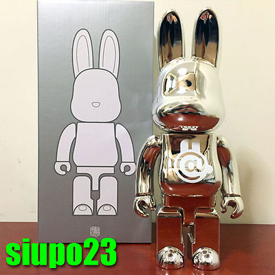 MEDICOM TOY - BE@RBRICK project 1/6 100％ &amp; 400％ RARE 2013 Bearbrick Project 1/6 Limited Black/Clear Red 400