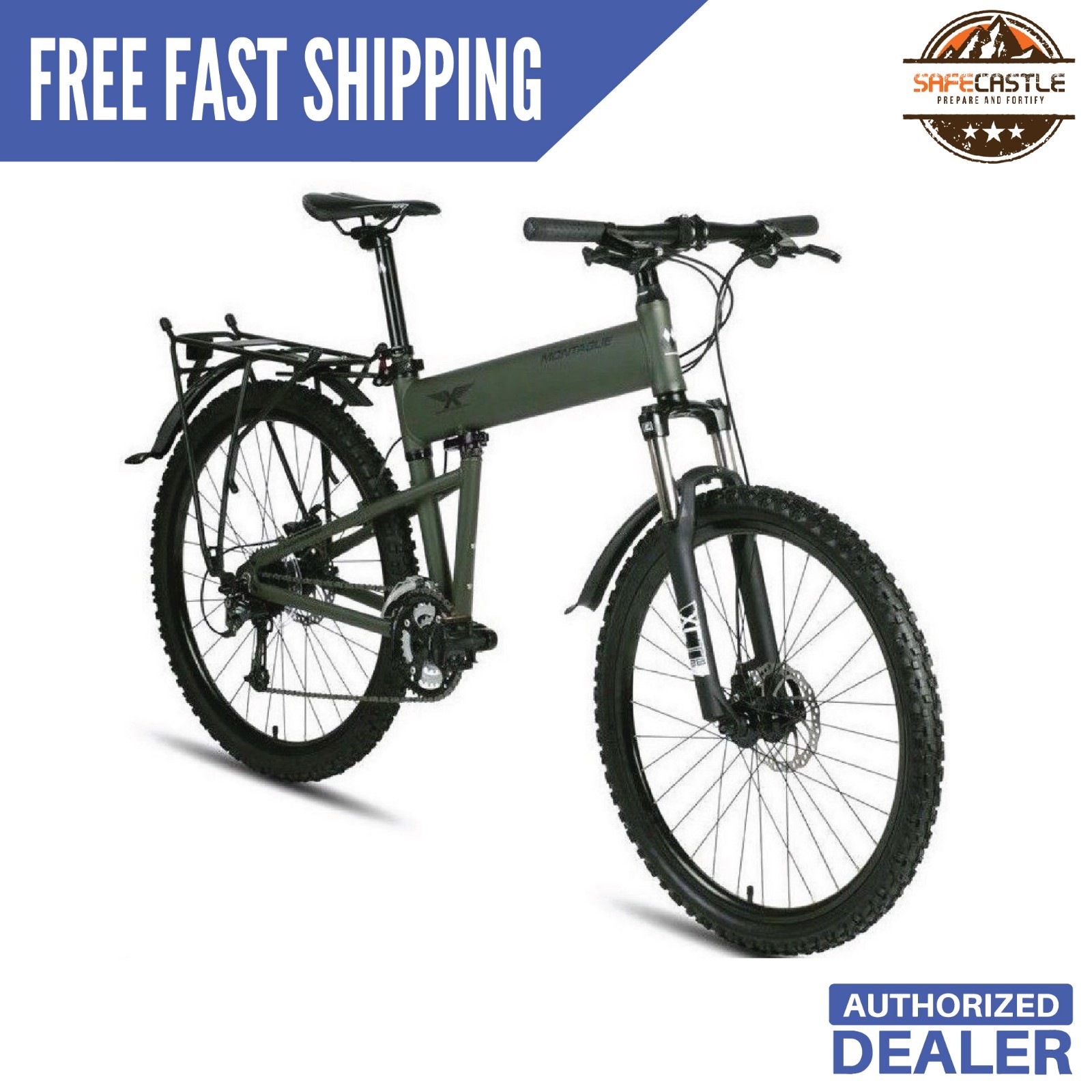 New Montague Paratrooper 20" Mountain Folding Bike, Free Shipping