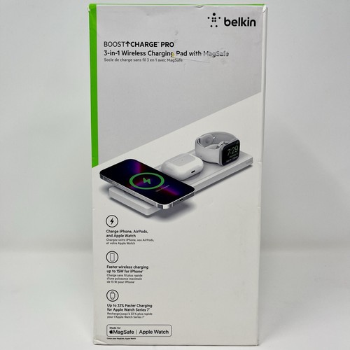 Belkin BOOSTCHARGE PRO 3-in-1 Wireless Charging Pad with