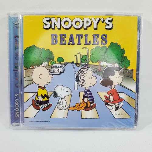 スヌーピー CD 3枚セット まとめ売り クラシックplusクラシック2 Peanuts Snoopy\u0027s Beatles Classiks On Toys CD Rare New Factory
