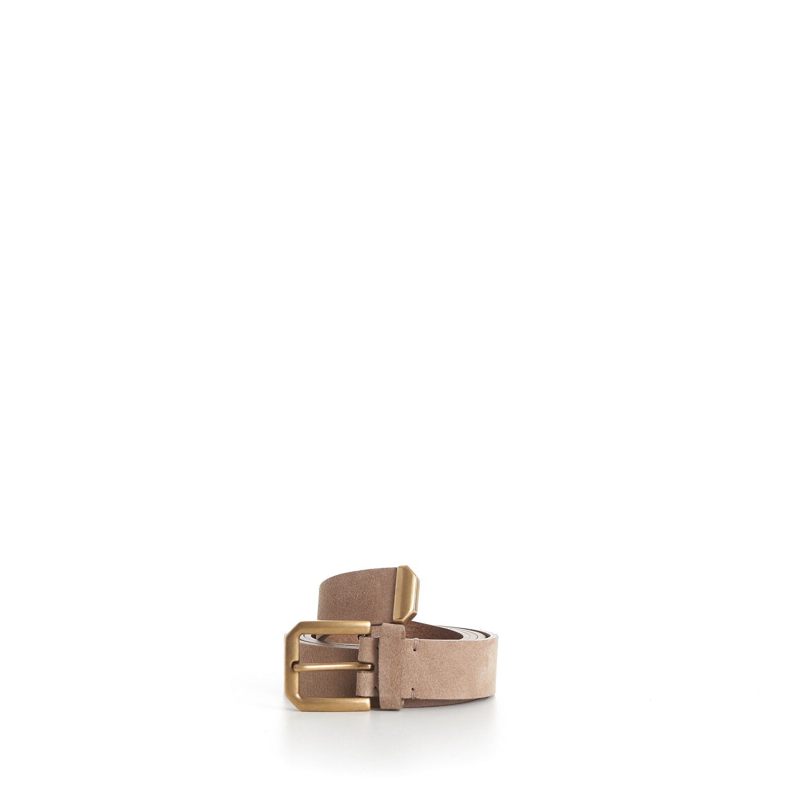 Pre-owned Brunello Cucinelli 695$ Light Brown Dress Belt - Square Buckle & Tip, Leather