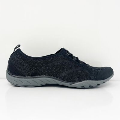 

Skechers Womens Breathe Easy 23028 Черная повседневная обувь Кроссовки Размер 8.5, Черный, Breathe Easy