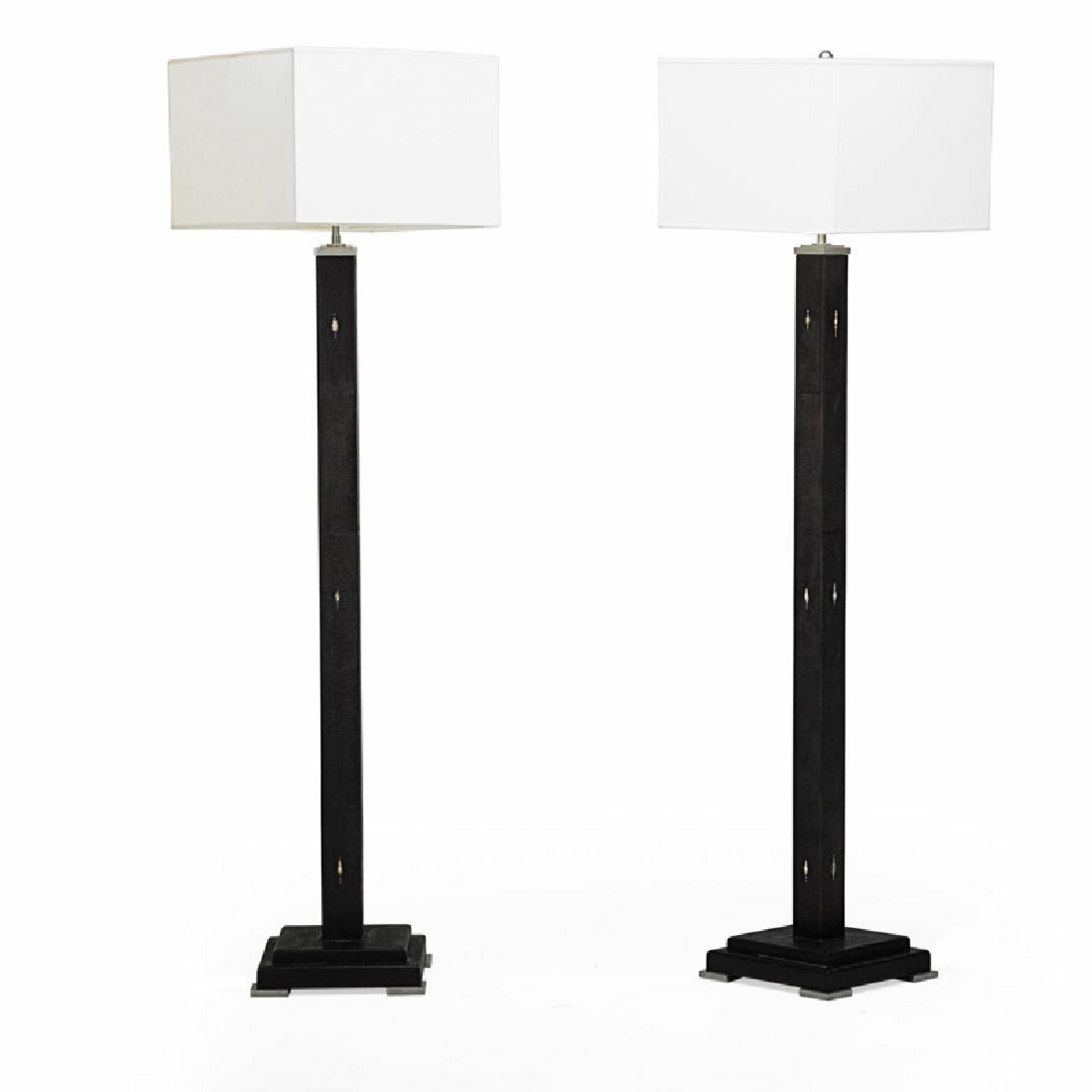 RON SEFF Pair of Mia floor lamps