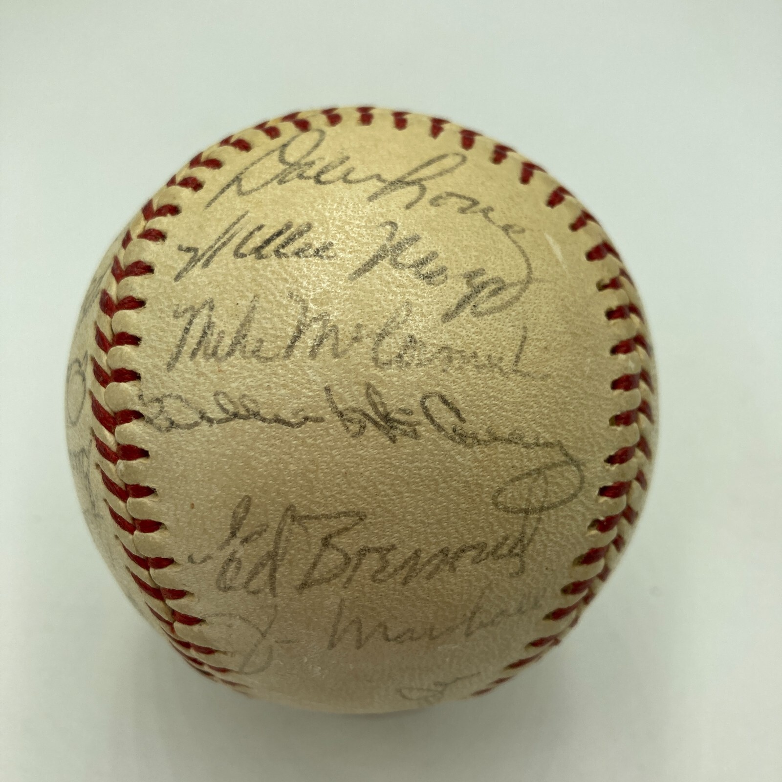 MLB 公式　SF Giants チーム　サインボール Willie Mays 1960 San Francisco Giants Team Signed National