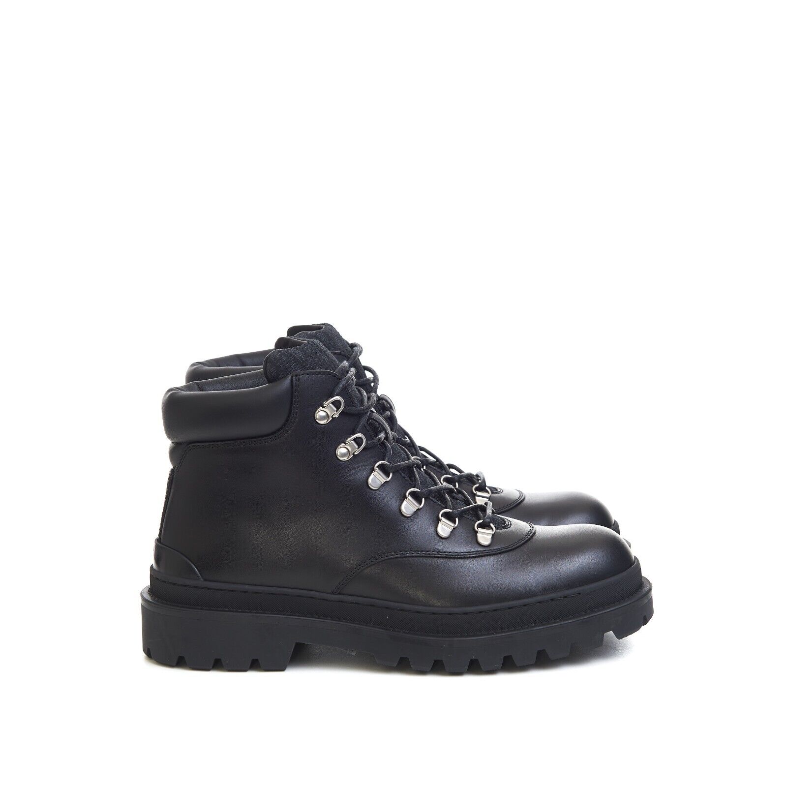 DIOR 1650$ Black Leather Explorer Hiking Boots - Black DIOR 1650$ Black Leather Explorer Hiking Boots - Black