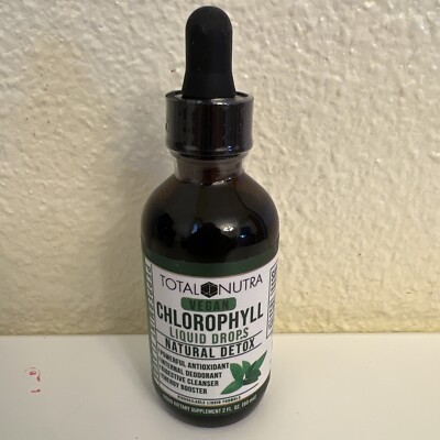 Liquid Chlorophyll Drops Triple Strength 50MG Fast Absorbing Natural Body Detox