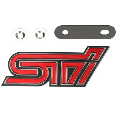 OEM 2011-2014 Subaru Impreza STi Front Grille Emblem Nameplate NEW 93013FG070