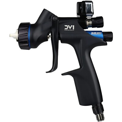 DeVilbiss DV1 B+ Basecoat Spray Gun 1.3mm and Cup Digital with Pot