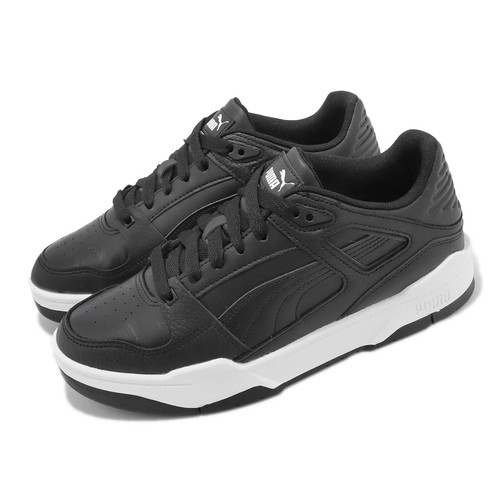 Puma Slipstream Lth Black White Мужская повседневная обувь для образа жизни Кроссовки 387544-03
