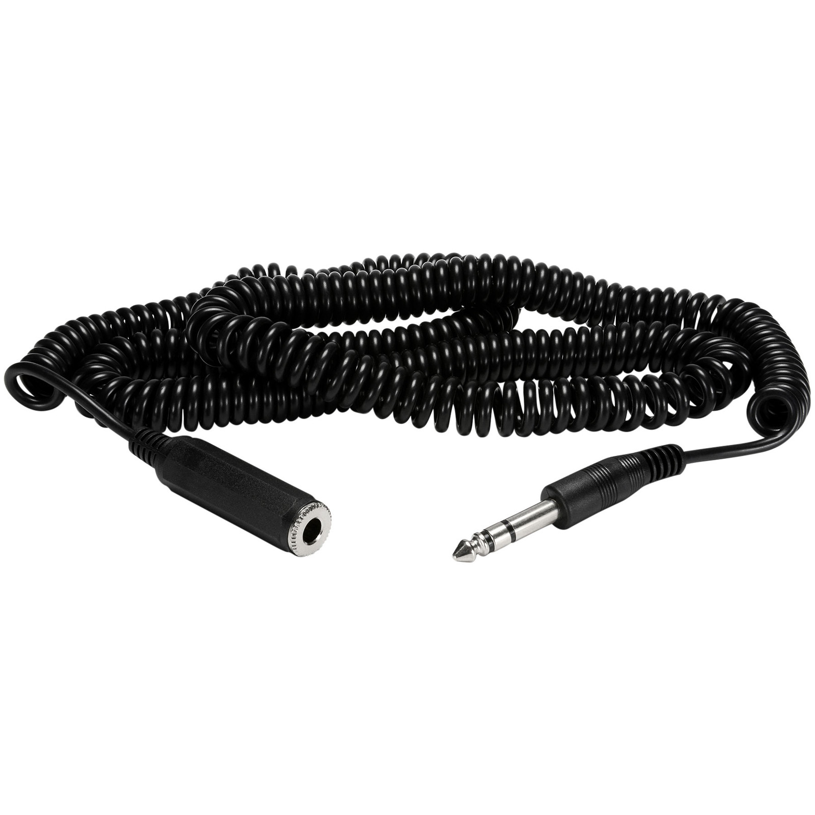 1/4" Stereo Headphone Extension Cord 25 ft. Coiled 844632010408 eBay