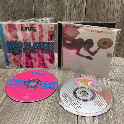 THE OHIO PLAYERS L.I.V.E Sweet Sticky Thing + GOLD CD Lot