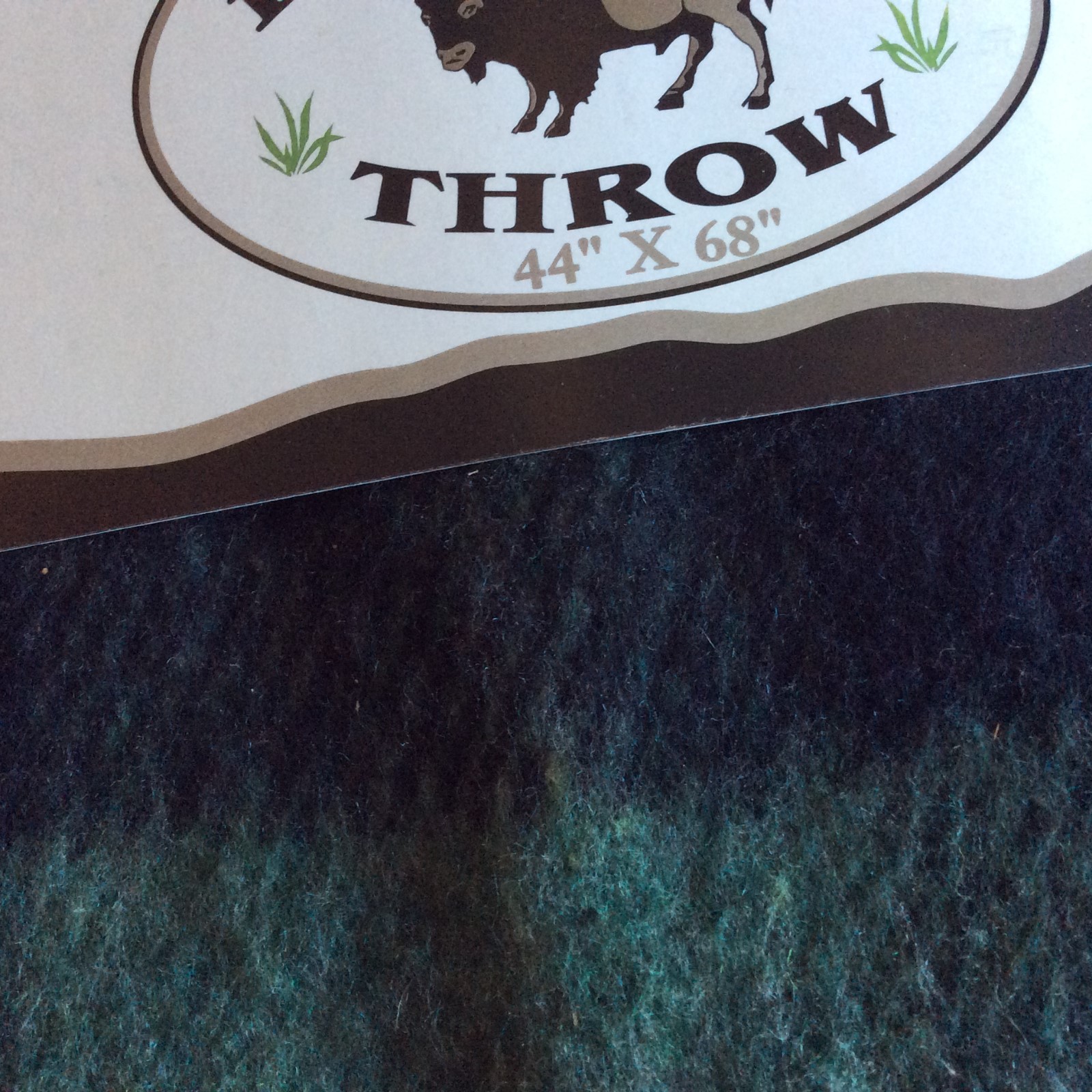 NEW Green & Black Plaid Buffalo Throw   68