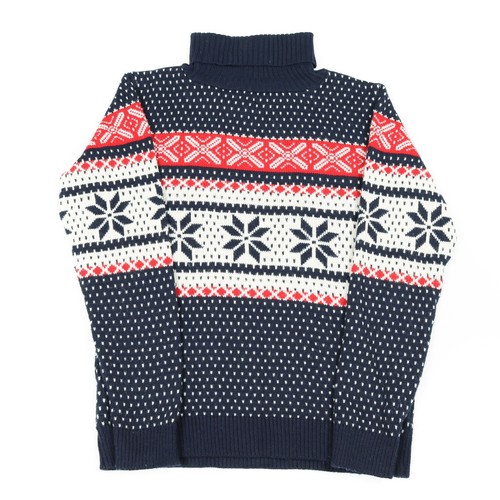 patterned christmas jumper