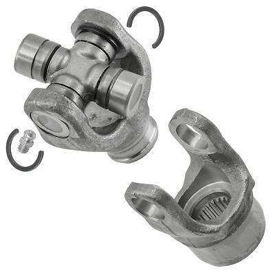 2x Front Drive Shaft Yoke with U-Joint for Yamaha Kodiak 450 YFM450 2003 - 2006