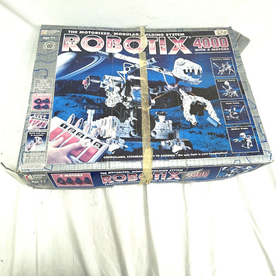 VINTAGE 1994 ROBOTIX 4000 WITH 4 MONTORS INTRUCTIONS MODULAR SYSTEM ROBOT TOY