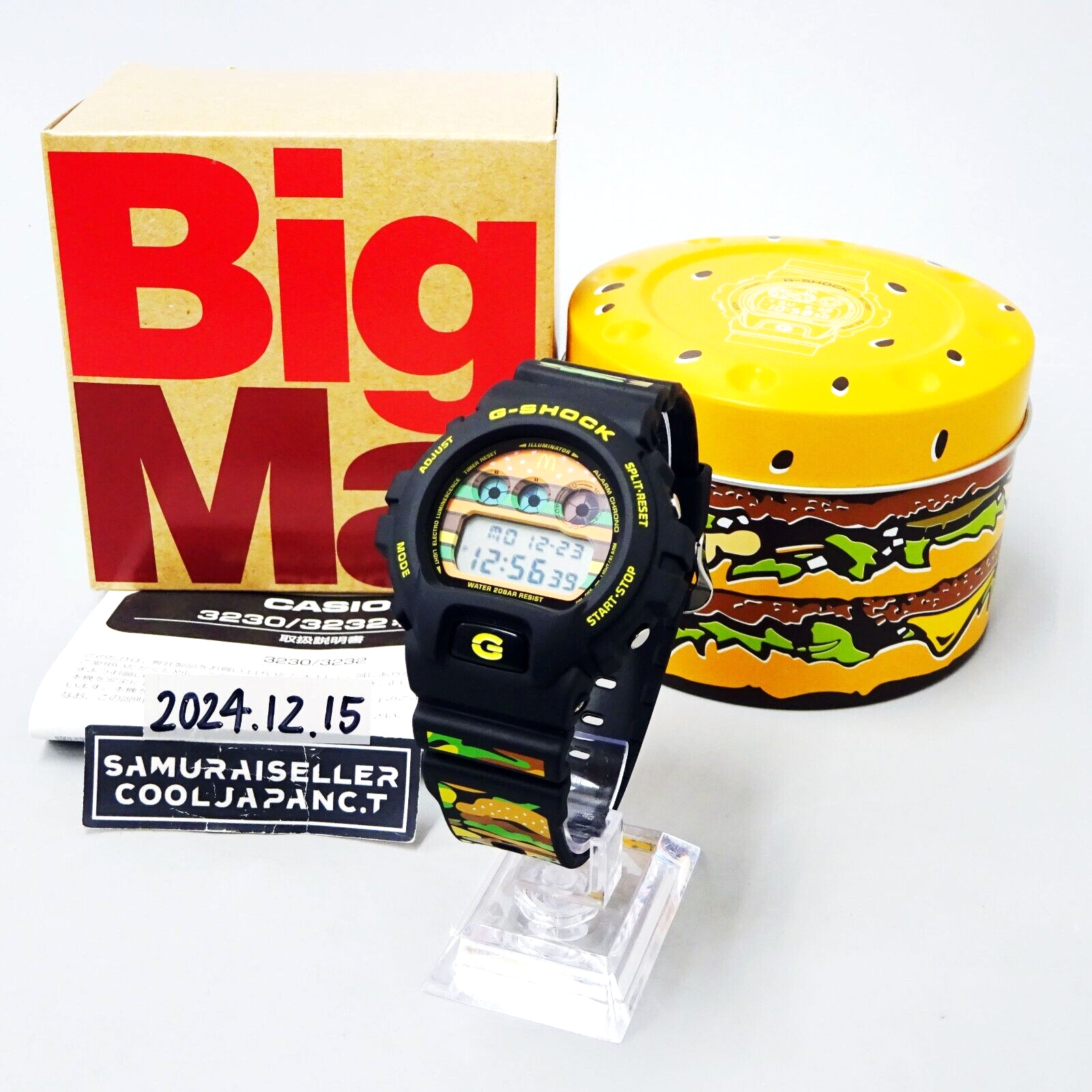 新品】【1，000個限定】CASIO マクドナルド × G-SHOCK 限定モデル 
