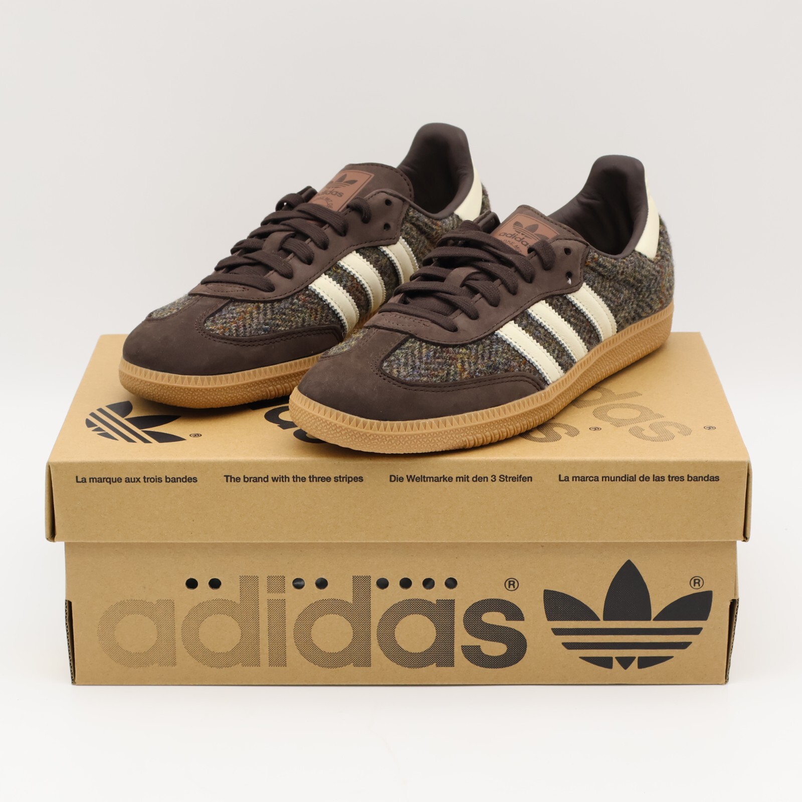 ID1450 adidas Originals Samba OG Dark Brown Cream White Gum (Men's) | eBay ID1450 adidas Originals Samba OG Dark Brown Cream White Gum (Men's) | eBay