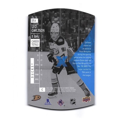 2023 Upper Deck Extended #SPX-4 Leo Carlsson RC SPx Holoview