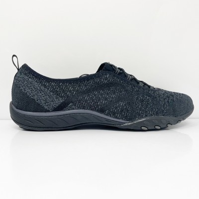 

Skechers Womens Breathe Easy 23028 Черная повседневная обувь Кроссовки Размер 9, Черный, Breathe Easy