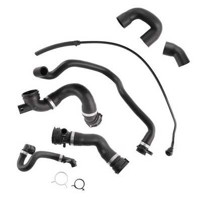Radiator Coolant Water Hose Pipe Kit 7 Hoses fit BMW E90 128i 328i 2007-2011
