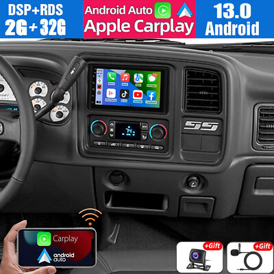 7'' For Chevrolet Silverado 2003-2006 Android 13 CarPlay Car Radio Stereo GPS BT