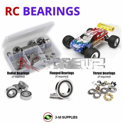 RCScrewZ Rubber Shielded Bearings rcr003r for RedCat Racing Monsoon / XP | SET