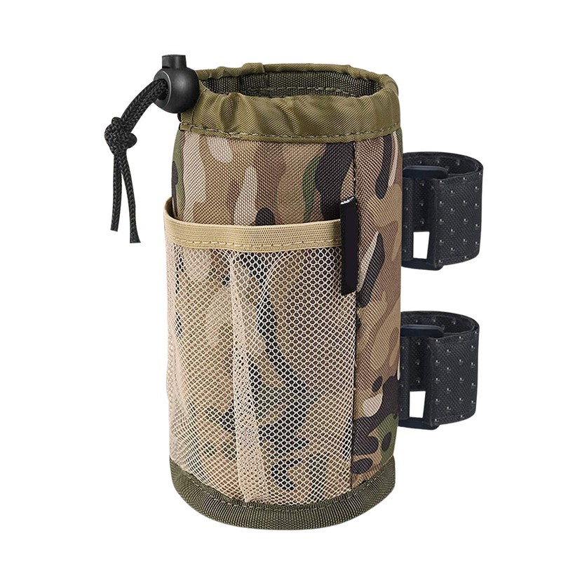Bike Bicycle Water Bottle Holder Bag Handlebar Cup Drink Holder Stem Bag