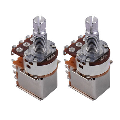 2PCS A500K Electric Guitar Push Pull Potentiometer Pots  Tone Switch K0I4