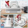 Collapsible Dish Drying Rack Portable Dish Drainers for Kitchen Counter with Drainboard, Kitchen Sink Organizer Basket RV Accessories Camper Storage and Organization Dish Rack Over Sink Drying Rack