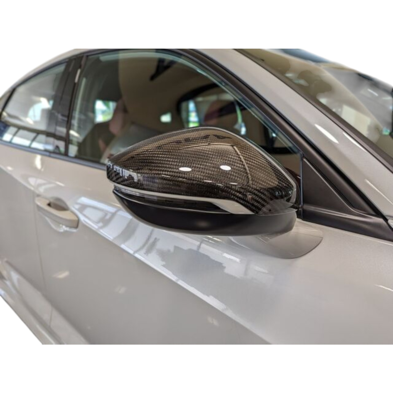 2024-2025 Acura Integra Genuine Door Mirror Cover Caps Carbon Fiber New