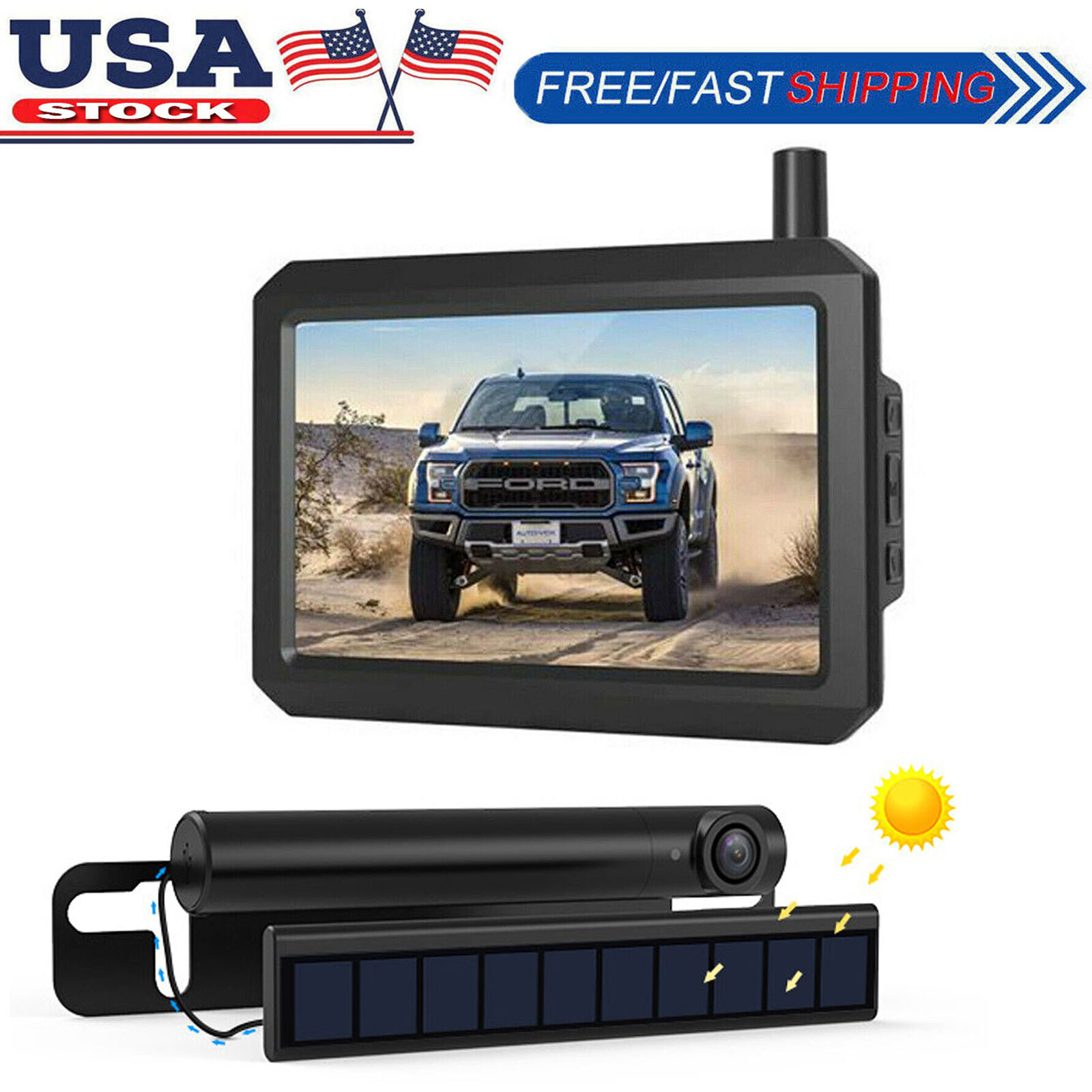 AUTO-VOX TW1 Truly Wireless Backup Camera + 5