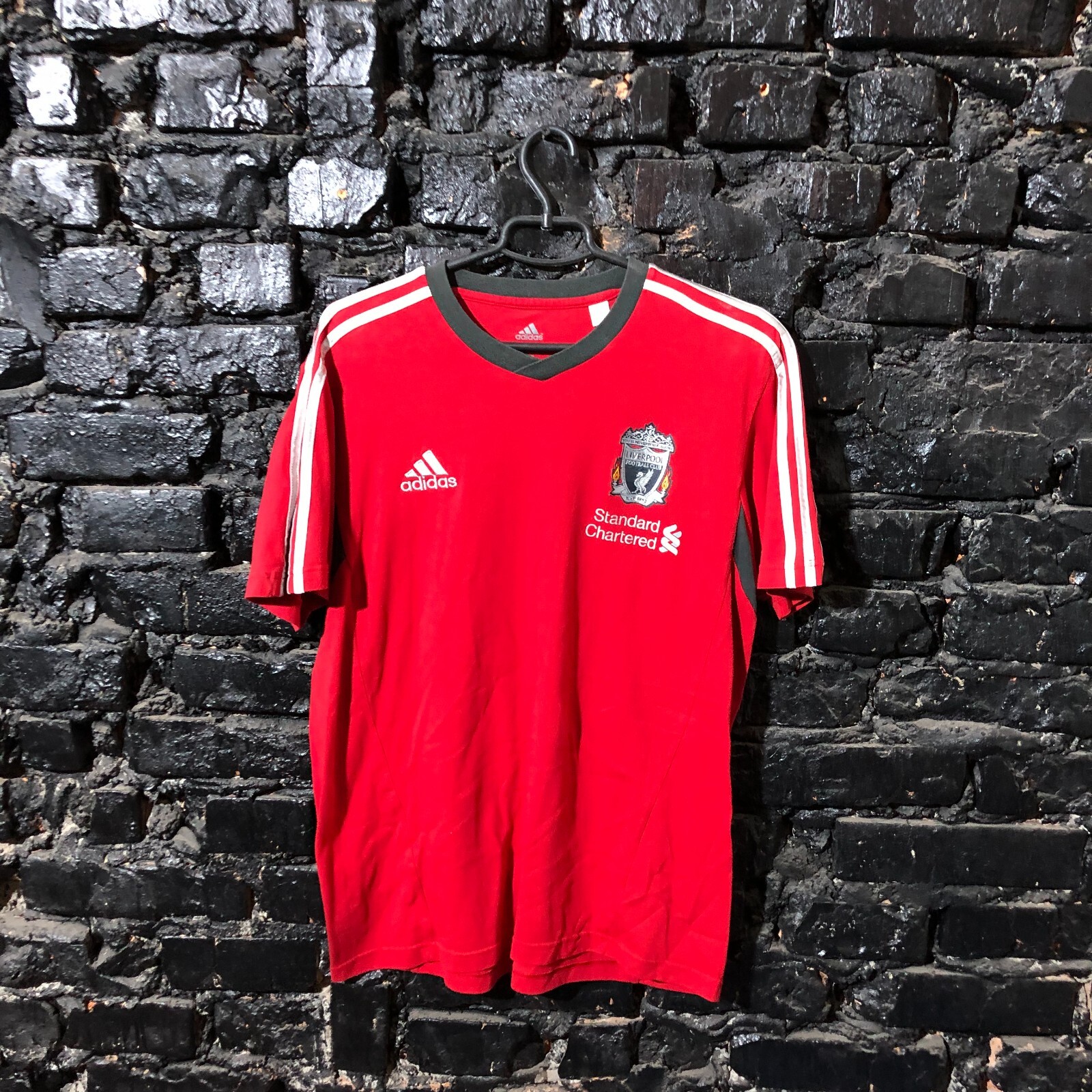 Liverpool Training Jersey Football Shirt Red Adidas Cotton
