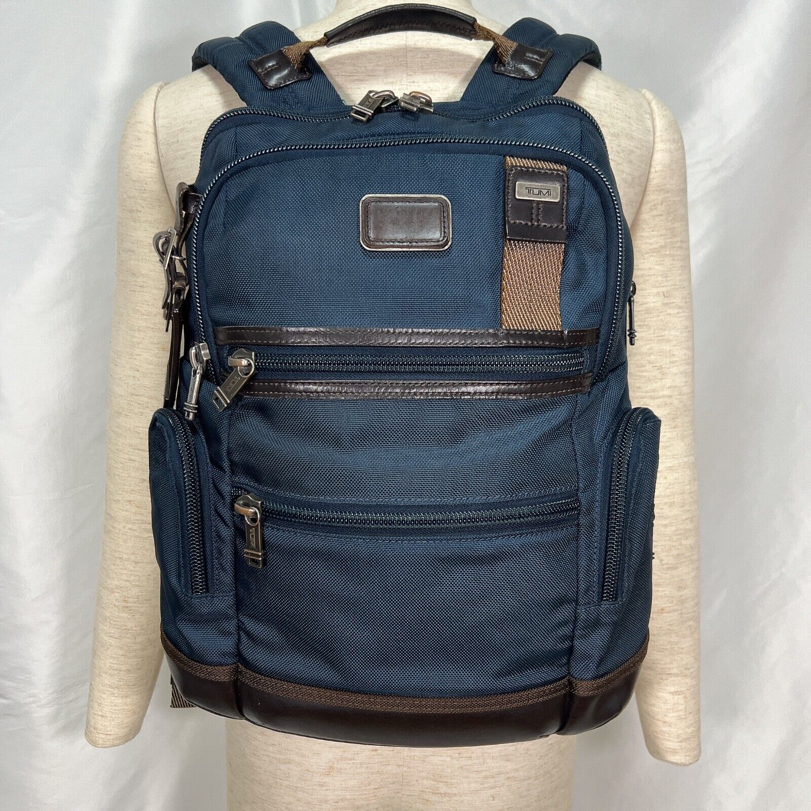 TUMI 222681NVY2 ALPHA BRAVO Knox Navy Backpack Daypack Nylon TUMI 222681NVY2 ALPHA BRAVO Knox Navy Backpack Daypack Nylon