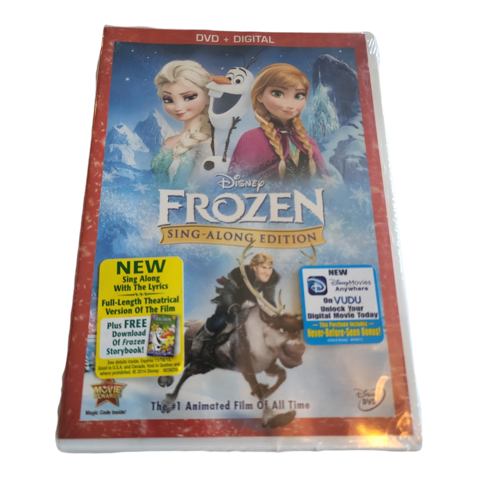 Disney Frozen SING ALONG (with Lyrics) EDITION DVD+DIGITAL