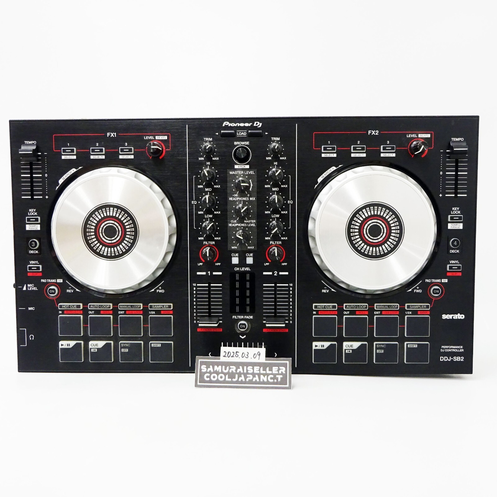 Serato DDJ-SB2 DJコントローラー Pioneer DJ DDJ-SB2 - Serato DJ Hardware