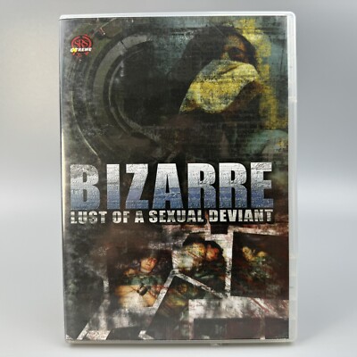 Bizarre - Lust Of A Sexual Deviant (DVD, 2005) SRS Cinema ULTRA RARE! OOP Horror