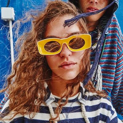 New! Loewe Sunglasses, LW40033I 39E, White and Orange, Authentic