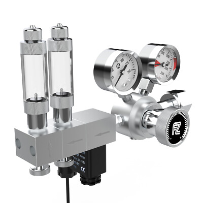 USA Shipping Aquarium Dual Stage CO2 Regulator Adjustable Output Pressure
