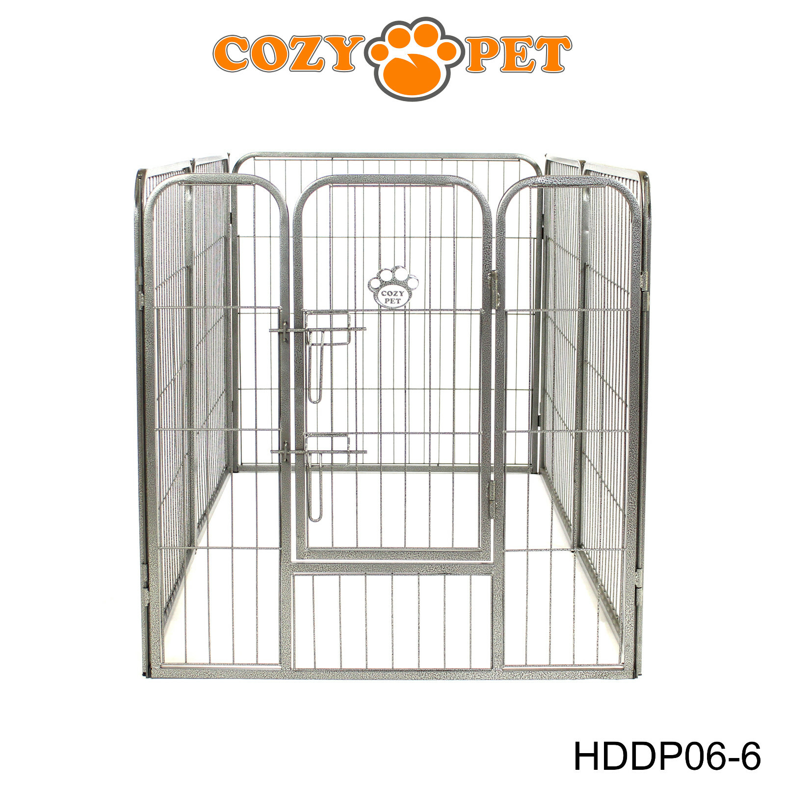 Heavy Duty Cozy Pet Puppy Playpen 80cm High 6 Panel Run Crate Pen Dog