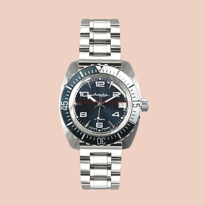 Pre-owned Vostok Amphibian 170894 - Russian Diver Automatic Wristwatch - Usa Seller