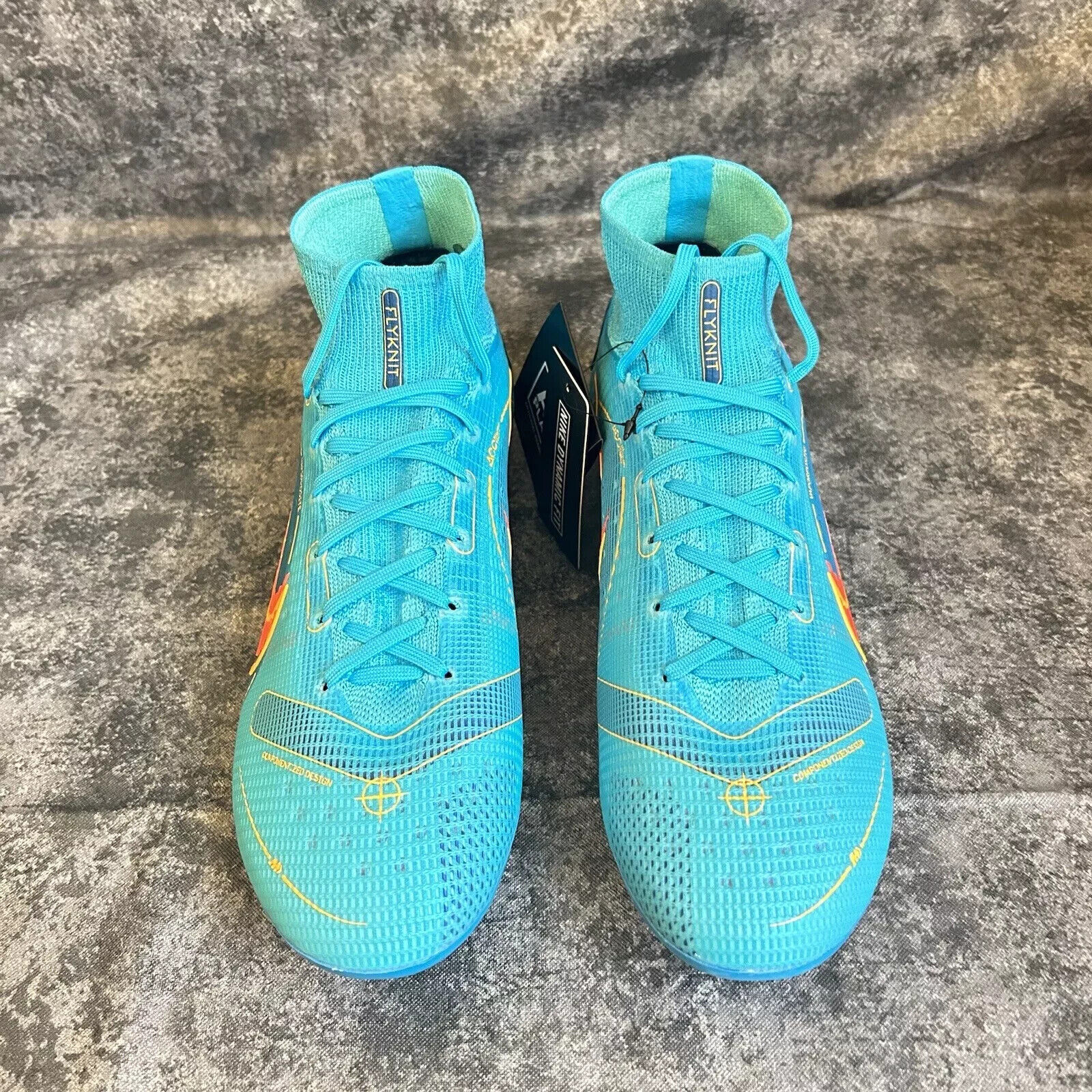 Pre-owned Nike Mercurial Superfly 8 Elite Ag Pro Soccer Chorine Blue Dj2841-485 Men's 9