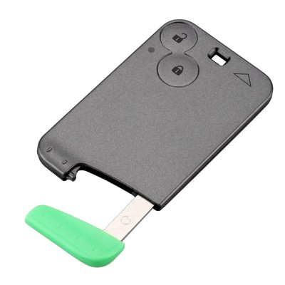 2 Button Key Card Case Shell with Blank Blade Fits    Espace