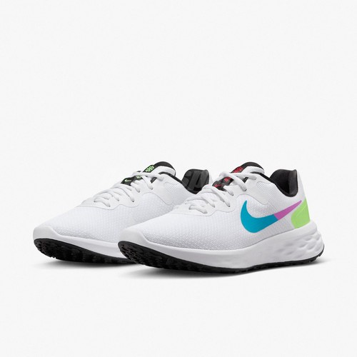 

Мужские кроссовки Nike Revolution 6 NN SE белые, черные, зеленые, синие FJ1049-100, Белый, Revolution 6 Nn Se